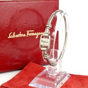 Authentic Salvatore Ferragamo Vala Bangle metal [Used]
